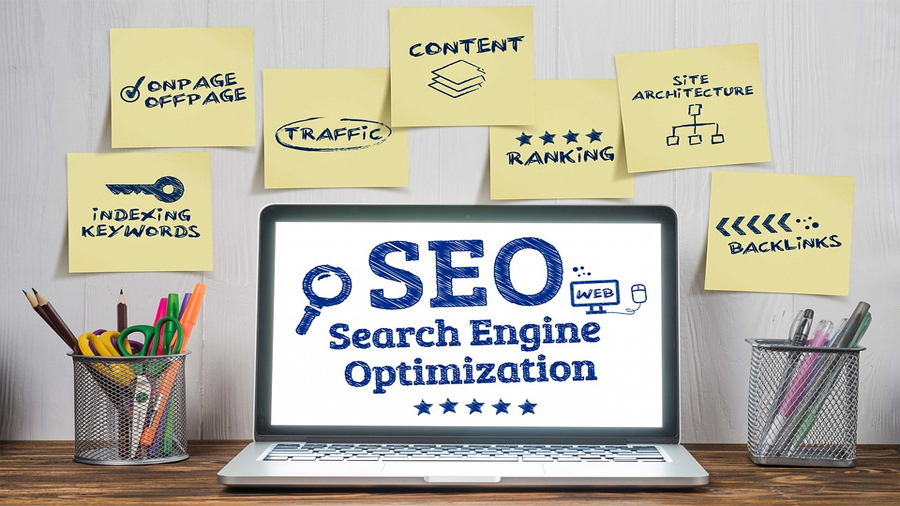 showing all of the different factors that go into search engine optimzation